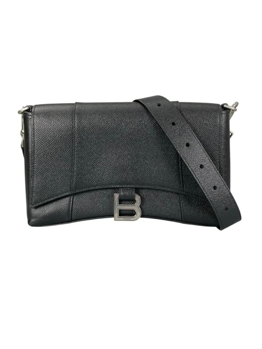 Balenciaga Downtown Cross Bag XS Shoulder Bag Leather Black
